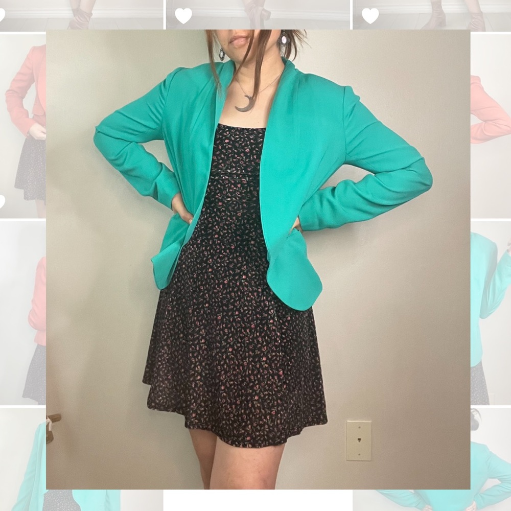 SOLD Aquamarine Ann Taylor Loft Blazer